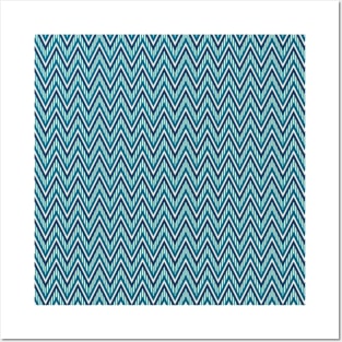 Zig zag pattern Posters and Art